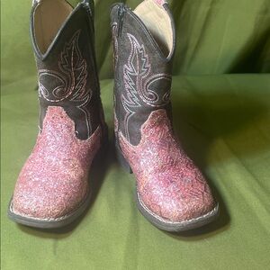 Roper Toddler Size Pink and Sparkly and Shiny